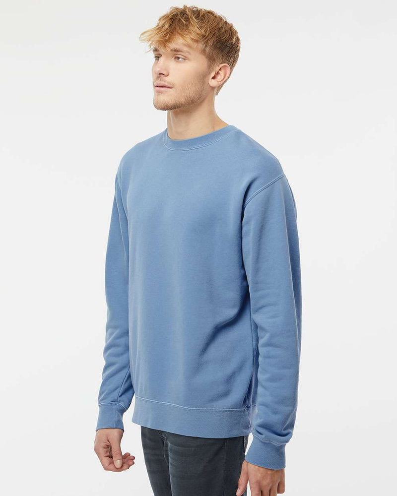 no-logo Independent Trading Co. Midweight Pigment-Dyed Sweatshirt-Men's Layering-Independent Trading Co.-Thread Logic