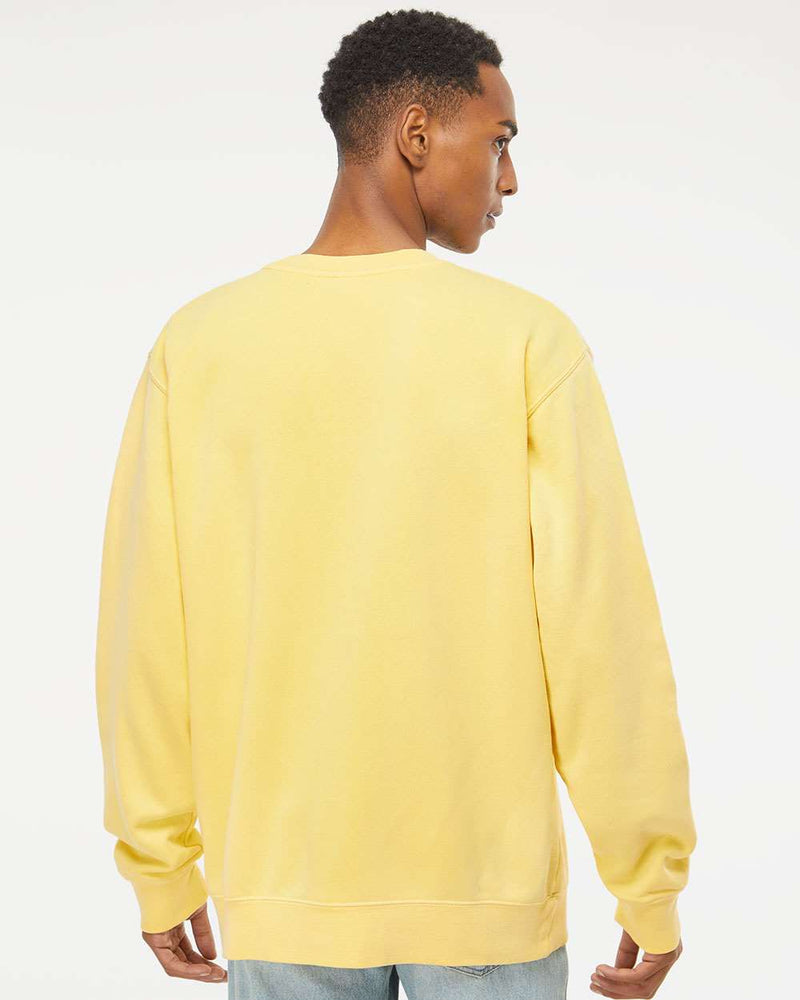 no-logo Independent Trading Co. Midweight Pigment-Dyed Sweatshirt-Men's Layering-Independent Trading Co.-Thread Logic