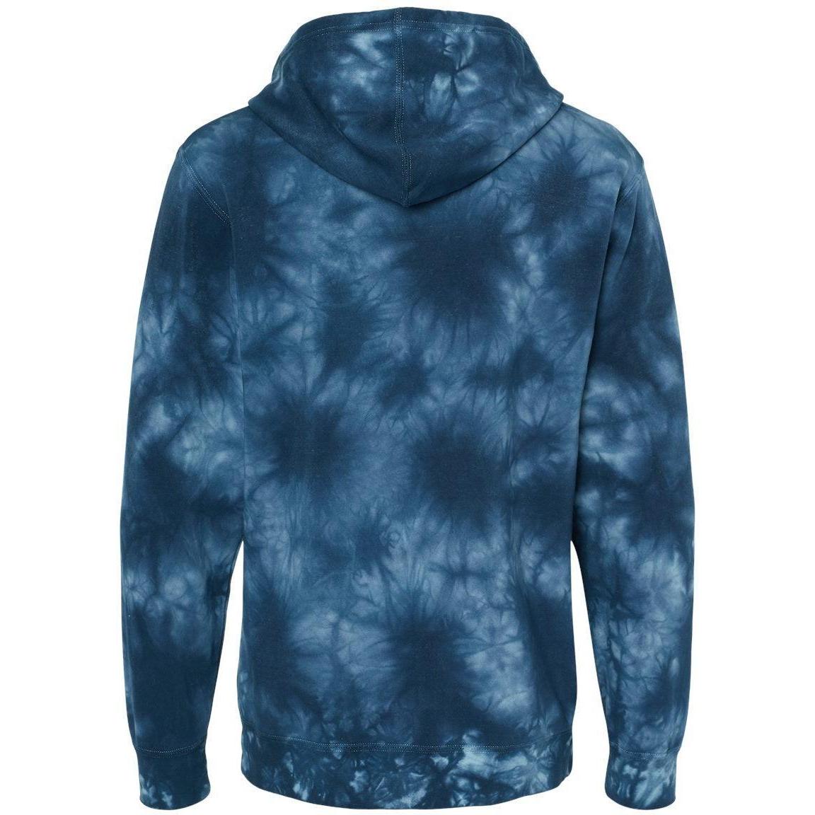 no-logo Independent Trading Co. Midweight Tie-Dye Hooded Sweatshirt-Men's Layering-Independent Trading Co.-Thread Logic