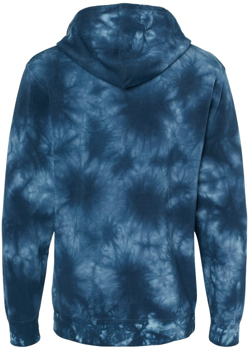 no-logo Independent Trading Co. Midweight Tie-Dye Hooded Sweatshirt-Men's Layering-Independent Trading Co.-Thread Logic