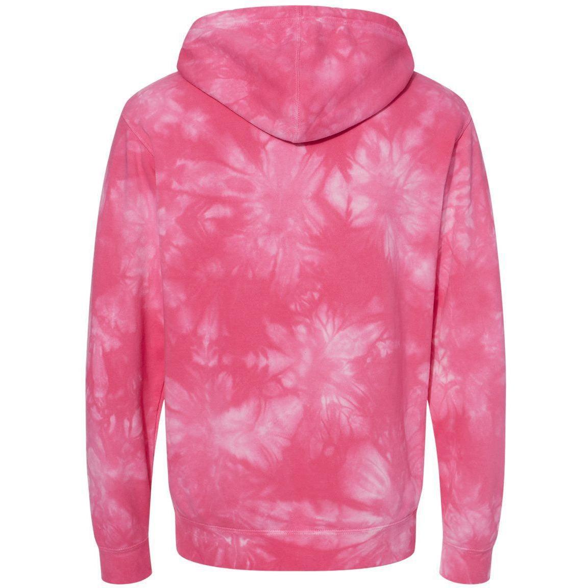 no-logo Independent Trading Co. Midweight Tie-Dye Hooded Sweatshirt-Men's Layering-Independent Trading Co.-Thread Logic