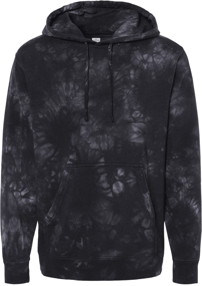 Independent Trading Co. Midweight Tie-Dye Hooded Sweatshirt