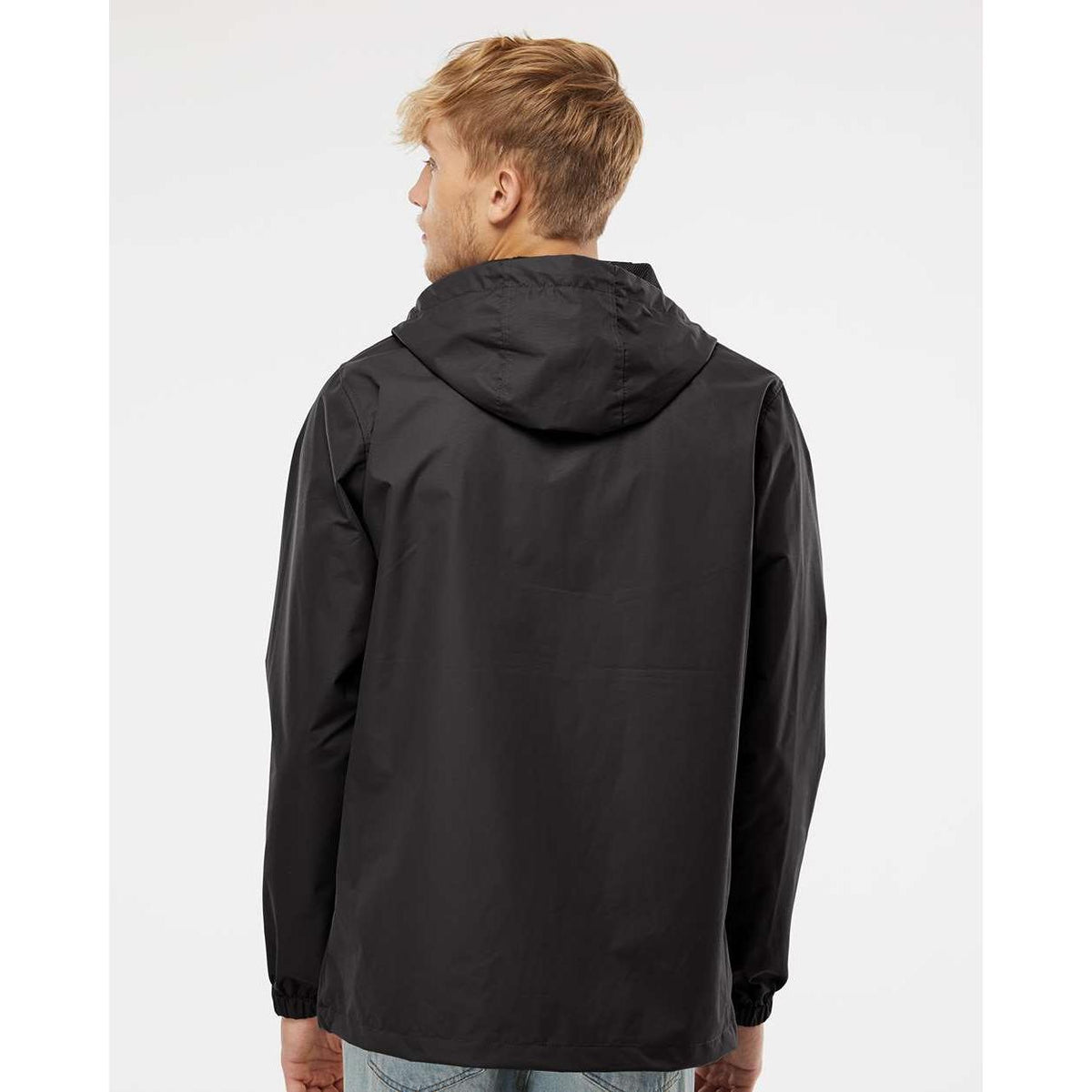 no-logo Independent Trading Co. Nylon Anorak-Men's Jackets-Independent Trading Co.-Thread Logic