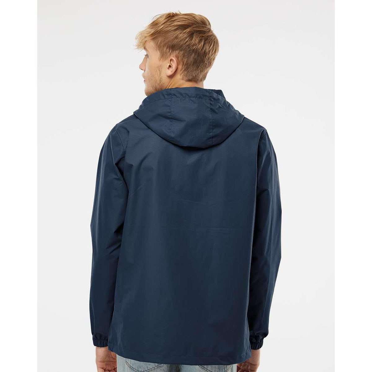 no-logo Independent Trading Co. Nylon Anorak-Men's Jackets-Independent Trading Co.-Thread Logic