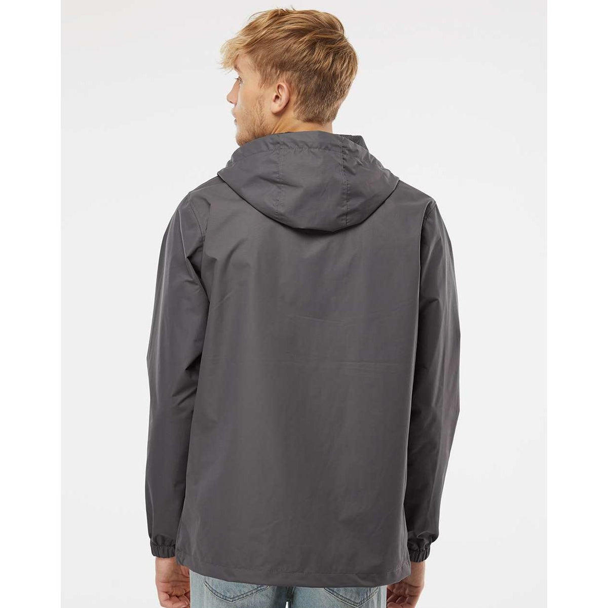 no-logo Independent Trading Co. Nylon Anorak-Men's Jackets-Independent Trading Co.-Thread Logic