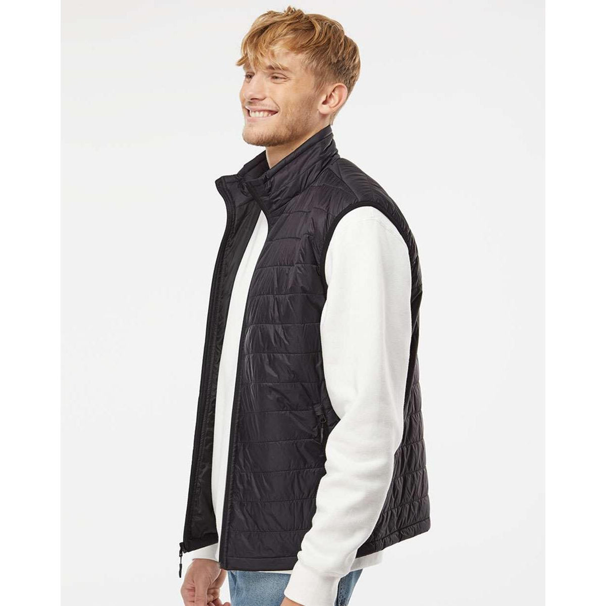 no-logo Independent Trading Co. Puffer Vest-Men's Layering-Independent Trading Co.-Thread Logic