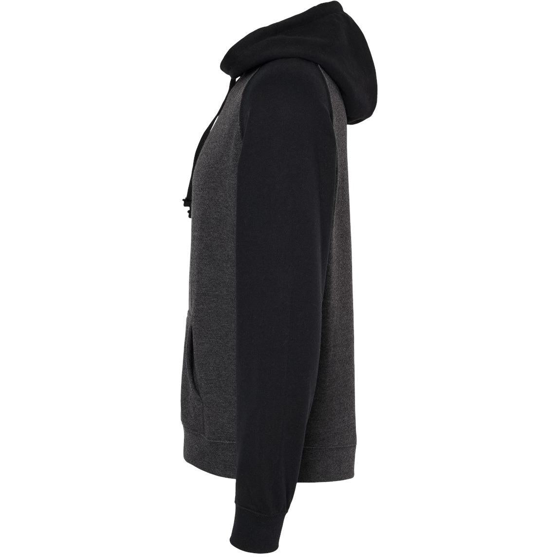 no-logo Independent Trading Co. Raglan Hooded Sweatshirt -Men's Layering-Independent Trading Co.-Thread Logic
