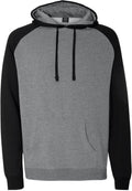 Independent Trading Co. Raglan Hooded Sweatshirt 