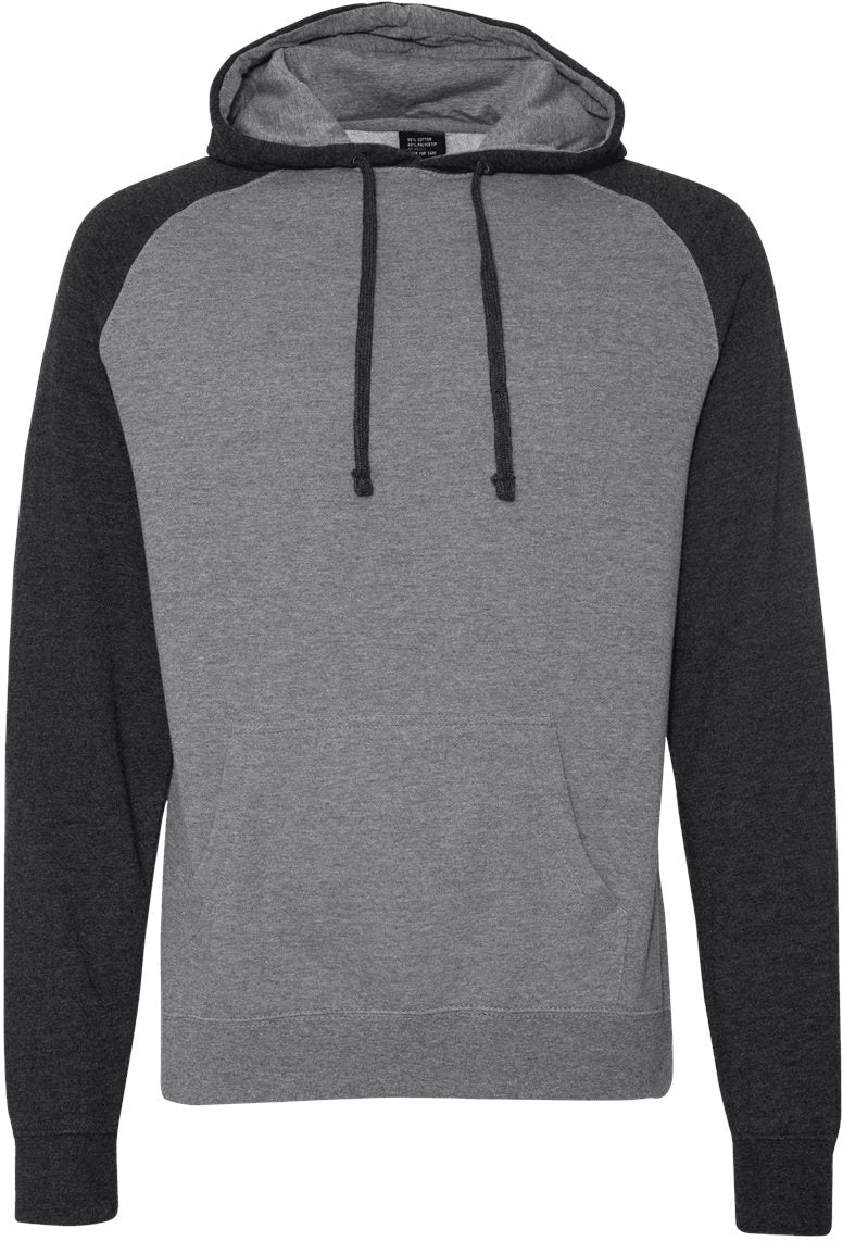 Independent Trading Co. Raglan Hooded Sweatshirt 