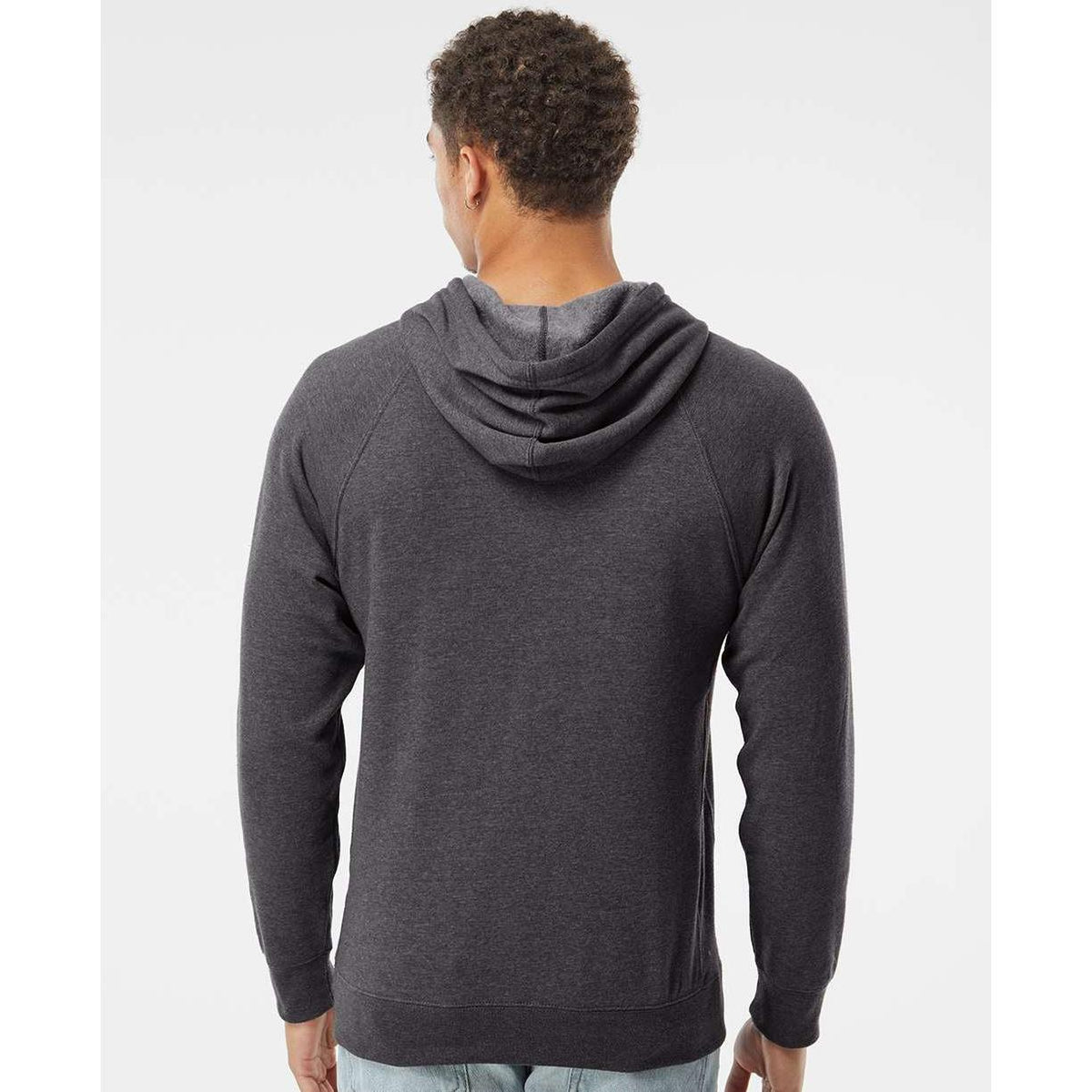 no-logo Independent Trading Co. Special Blend Raglan Hooded Sweatshirt-Men's Layering-Independent Trading Co.-Thread Logic