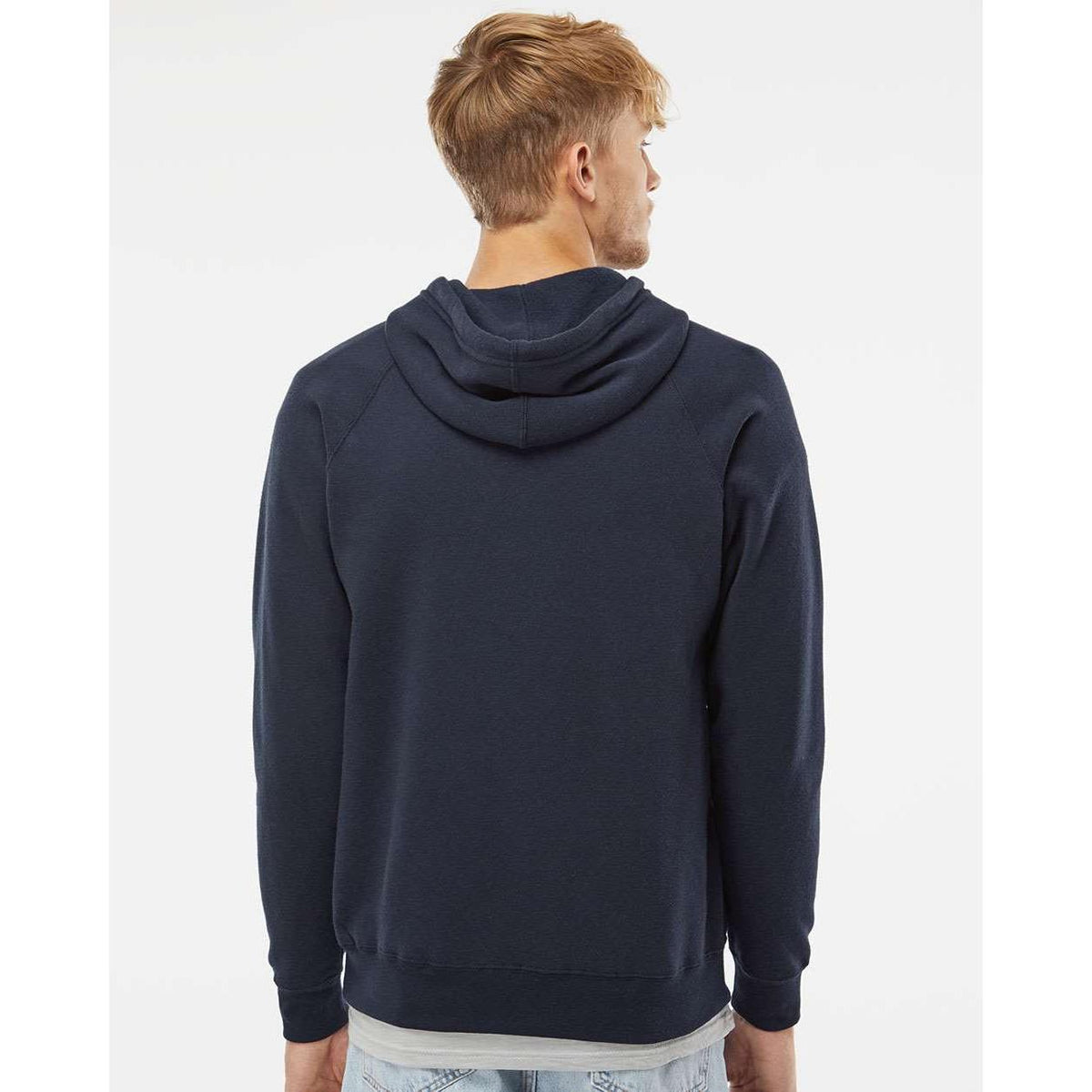 no-logo Independent Trading Co. Special Blend Raglan Hooded Sweatshirt-Men's Layering-Independent Trading Co.-Thread Logic