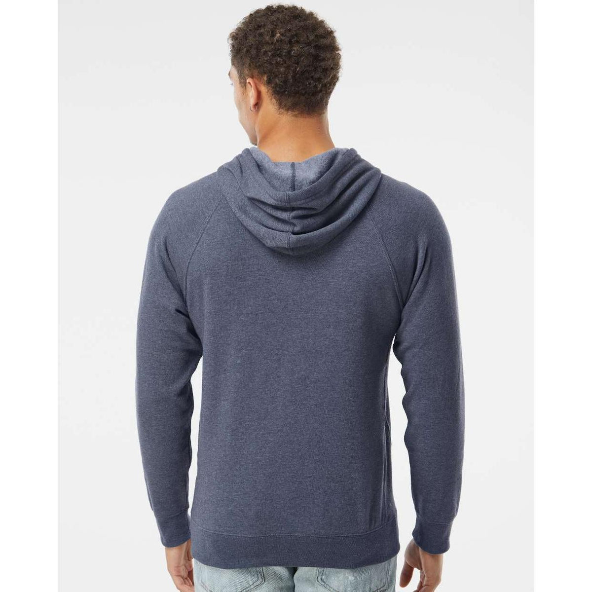no-logo Independent Trading Co. Special Blend Raglan Hooded Sweatshirt-Men's Layering-Independent Trading Co.-Thread Logic