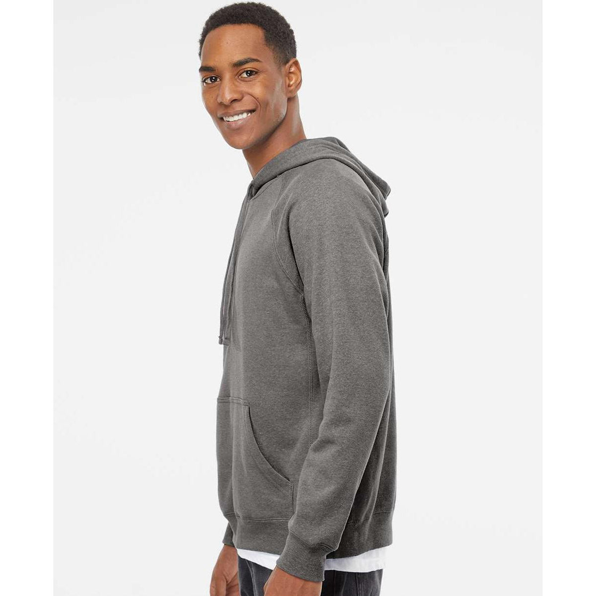 no-logo Independent Trading Co. Special Blend Raglan Hooded Sweatshirt-Men's Layering-Independent Trading Co.-Thread Logic