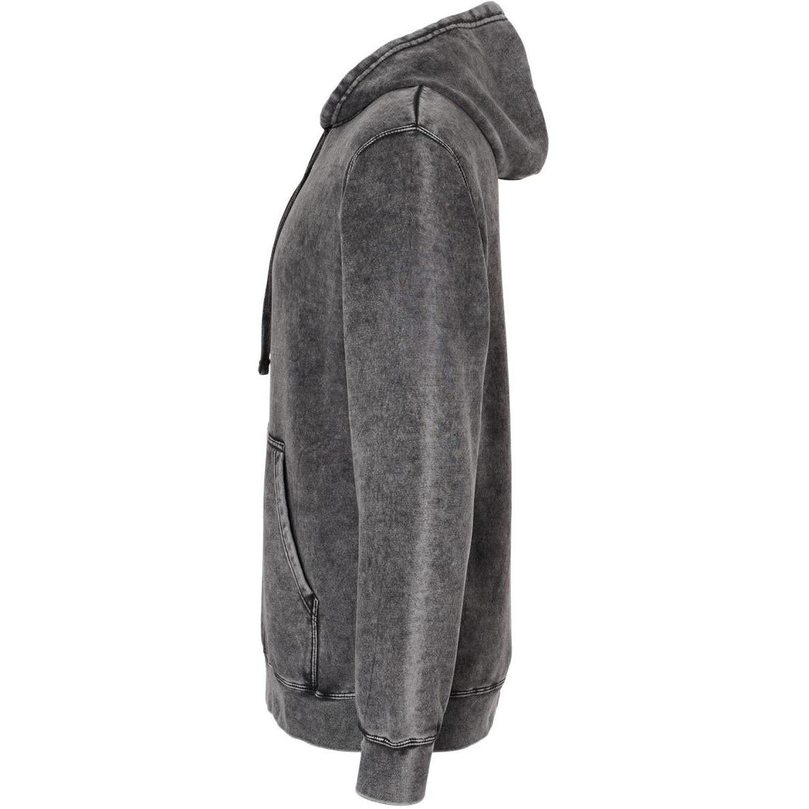 no-logo Independent Trading Co. Unisex Midweight Mineral Wash Hooded Sweatshirt-Men's Layering-Independent Trading Co.-Thread Logic