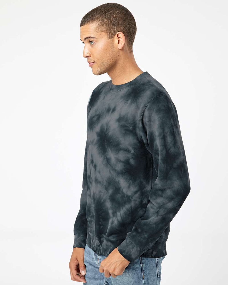 no-logo Independent Trading Co. Unisex Midweight Tie-Dyed Sweatshirt-Fleece-Independent Trading Co.-Thread Logic