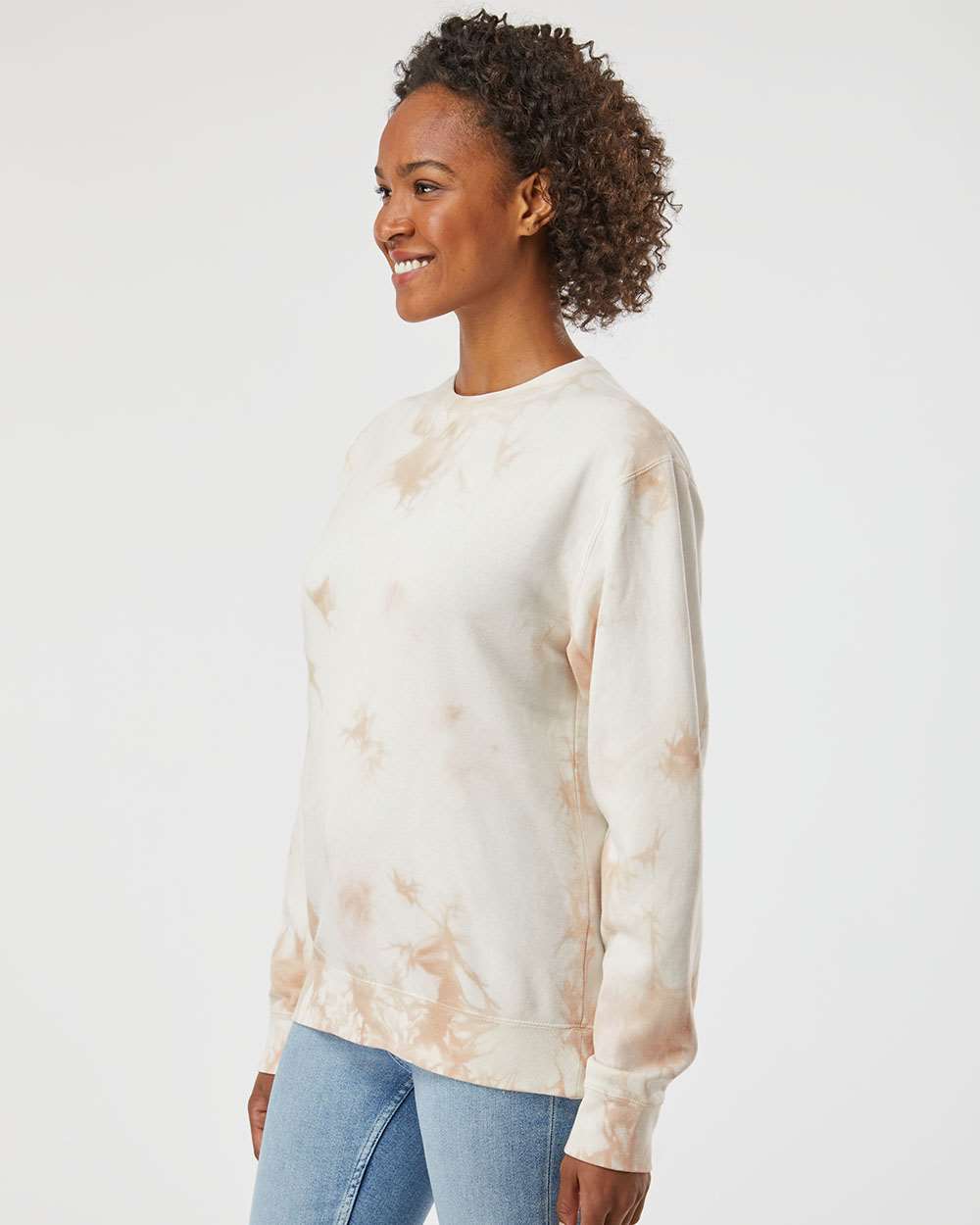 no-logo Independent Trading Co. Unisex Midweight Tie-Dyed Sweatshirt-Fleece-Independent Trading Co.-Thread Logic