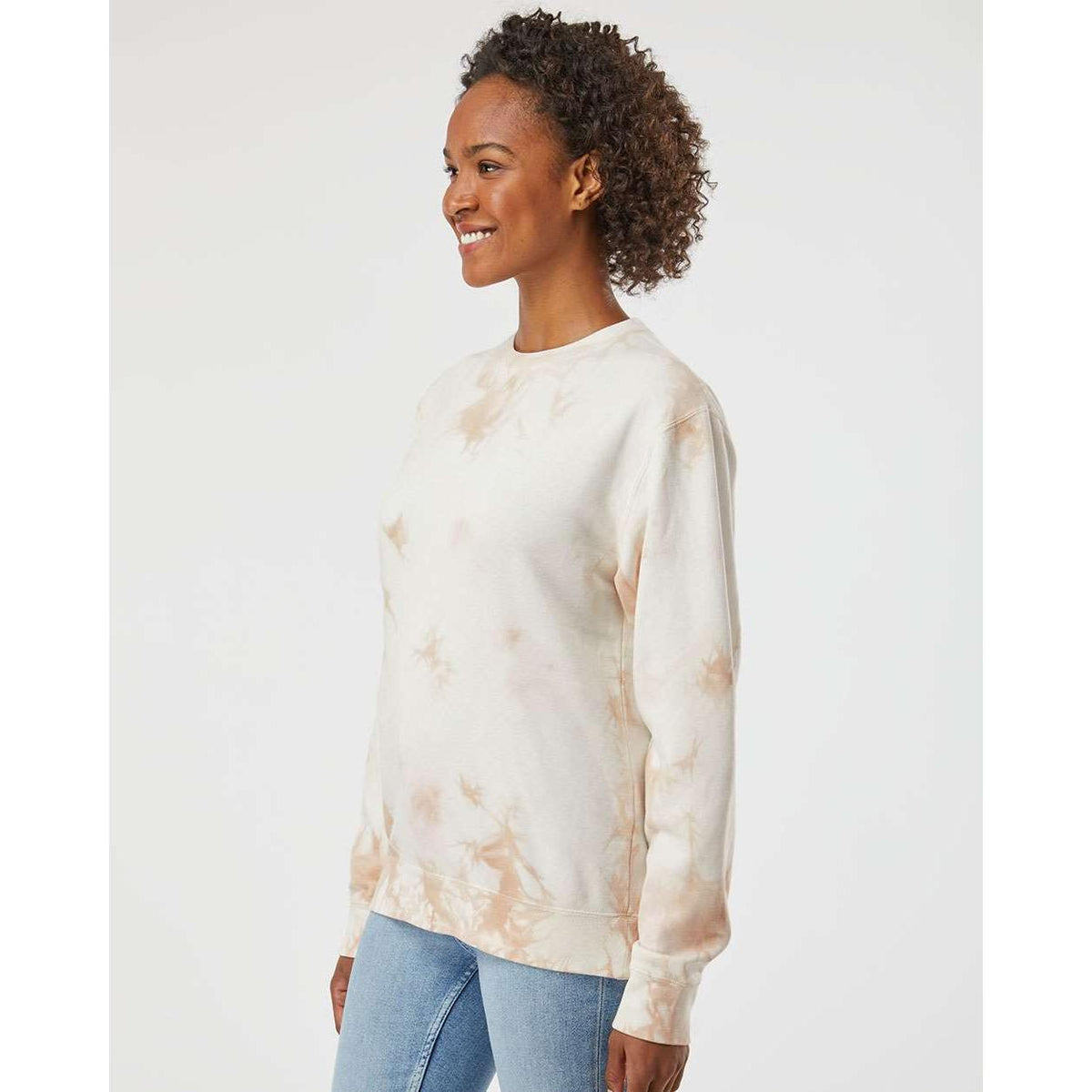 no-logo Independent Trading Co. Unisex Midweight Tie-Dyed Sweatshirt-Fleece-Independent Trading Co.-Thread Logic