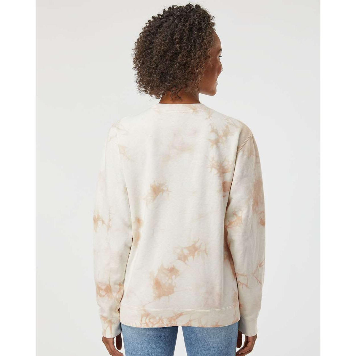 no-logo Independent Trading Co. Unisex Midweight Tie-Dyed Sweatshirt-Fleece-Independent Trading Co.-Thread Logic