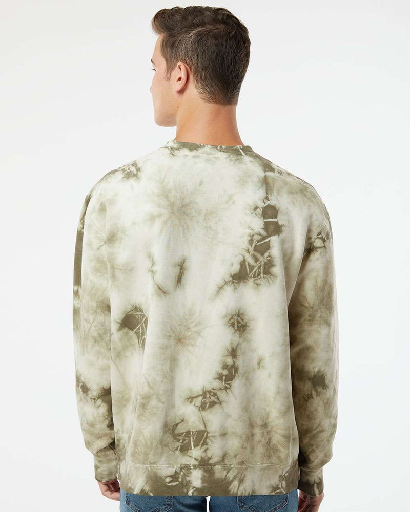 no-logo Independent Trading Co. Unisex Midweight Tie-Dyed Sweatshirt-Fleece-Independent Trading Co.-Thread Logic
