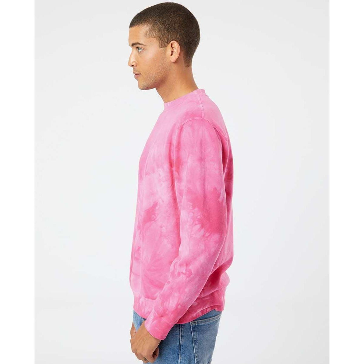no-logo Independent Trading Co. Unisex Midweight Tie-Dyed Sweatshirt-Fleece-Independent Trading Co.-Thread Logic
