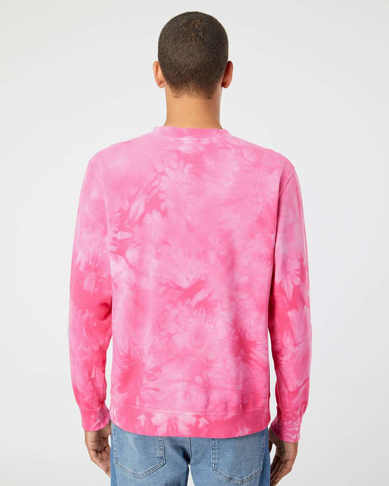 no-logo Independent Trading Co. Unisex Midweight Tie-Dyed Sweatshirt-Fleece-Independent Trading Co.-Thread Logic