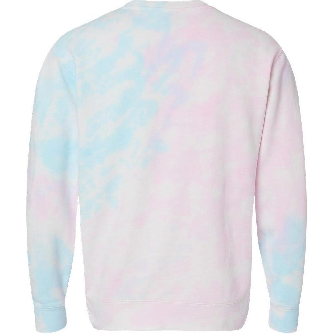 no-logo Independent Trading Co. Unisex Midweight Tie-Dyed Sweatshirt-Fleece-Independent Trading Co.-Thread Logic