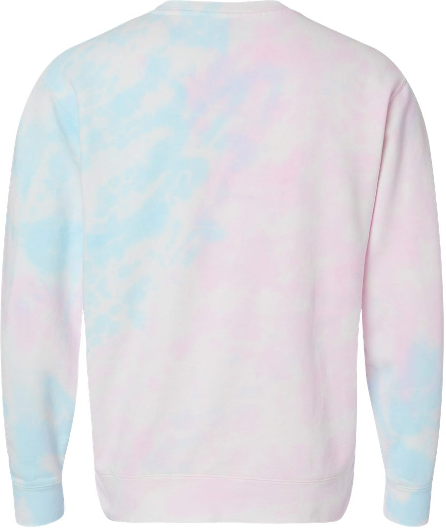 no-logo Independent Trading Co. Unisex Midweight Tie-Dyed Sweatshirt-Fleece-Independent Trading Co.-Thread Logic