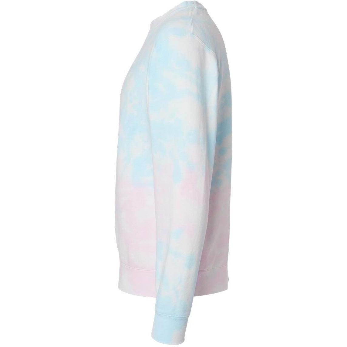 no-logo Independent Trading Co. Unisex Midweight Tie-Dyed Sweatshirt-Fleece-Independent Trading Co.-Thread Logic