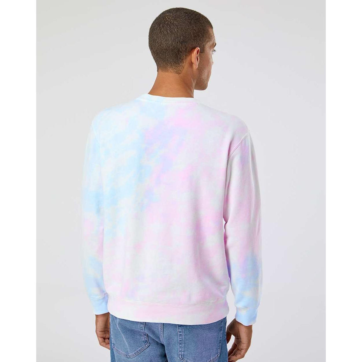 no-logo Independent Trading Co. Unisex Midweight Tie-Dyed Sweatshirt-Fleece-Independent Trading Co.-Thread Logic