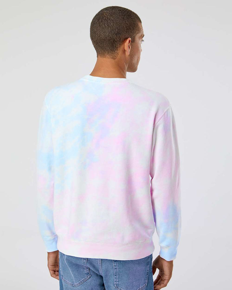 no-logo Independent Trading Co. Unisex Midweight Tie-Dyed Sweatshirt-Fleece-Independent Trading Co.-Thread Logic