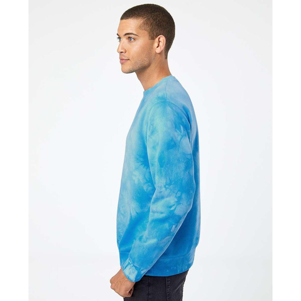 no-logo Independent Trading Co. Unisex Midweight Tie-Dyed Sweatshirt-Fleece-Independent Trading Co.-Thread Logic