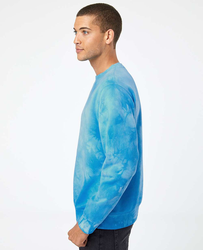 no-logo Independent Trading Co. Unisex Midweight Tie-Dyed Sweatshirt-Fleece-Independent Trading Co.-Thread Logic