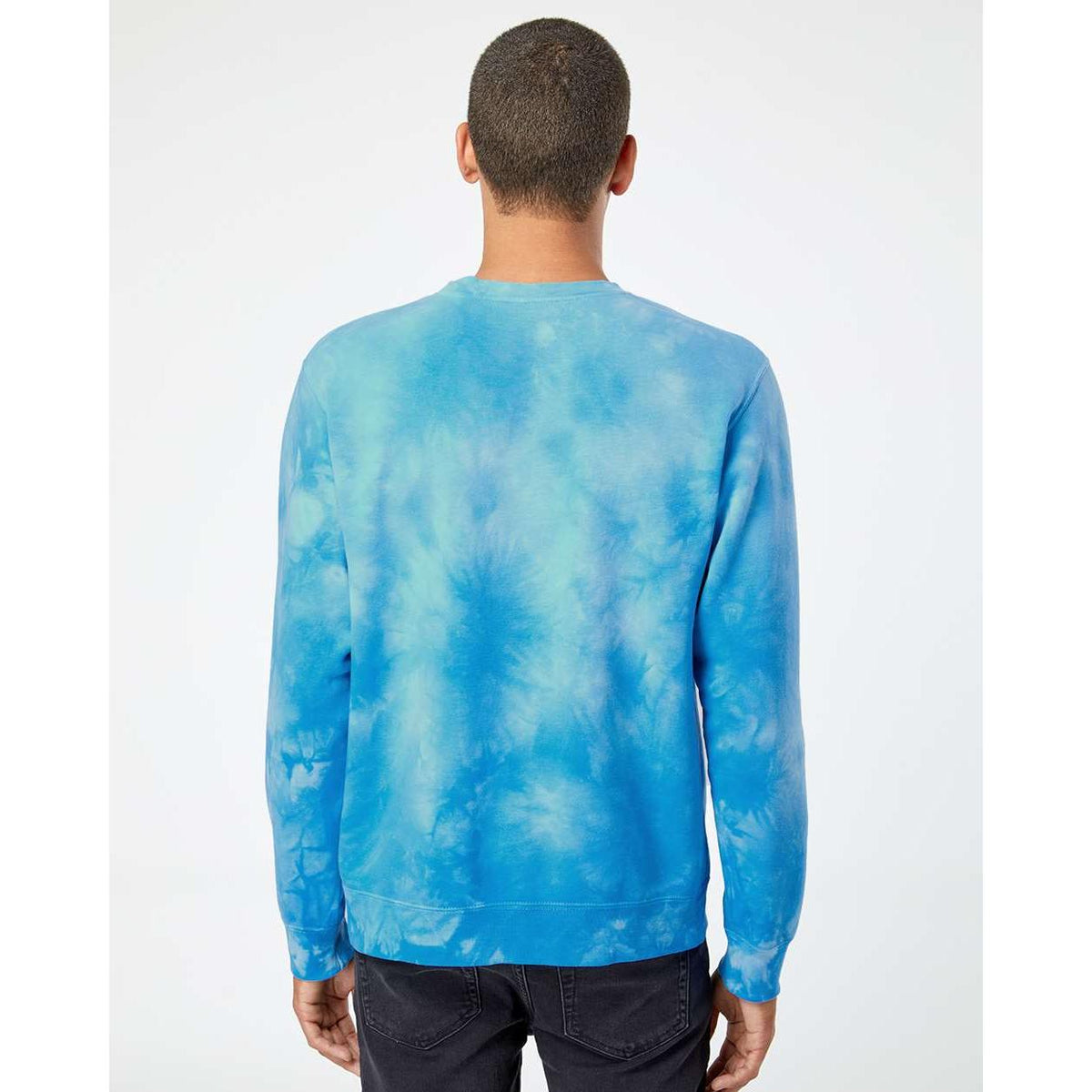 no-logo Independent Trading Co. Unisex Midweight Tie-Dyed Sweatshirt-Fleece-Independent Trading Co.-Thread Logic