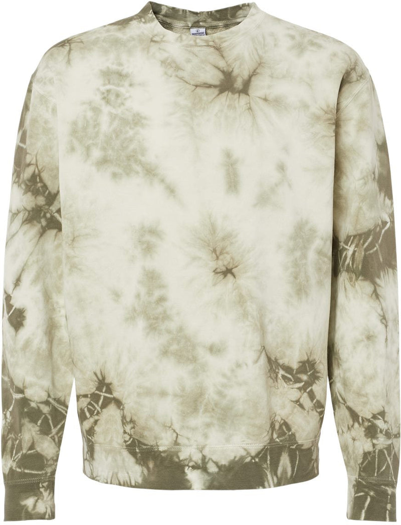 Independent Trading Co. Unisex Midweight Tie-Dyed Sweatshirt