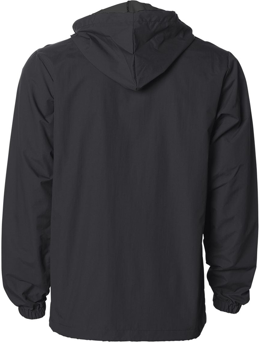 no-logo Independent Trading Co. Water-Resistant Hooded Windbreaker-Men's Jackets-Independent Trading Co.-Thread Logic