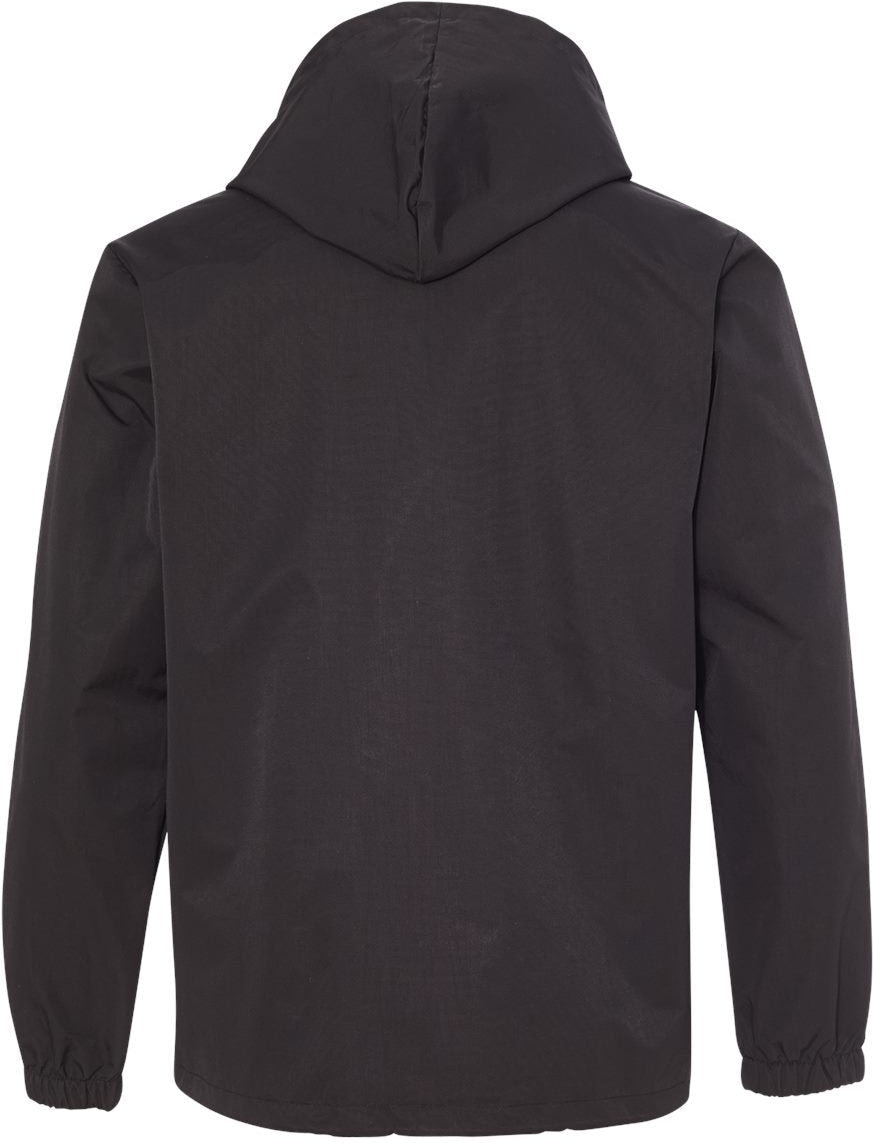 no-logo Independent Trading Co. Water-Resistant Hooded Windbreaker-Men's Jackets-Independent Trading Co.-Thread Logic