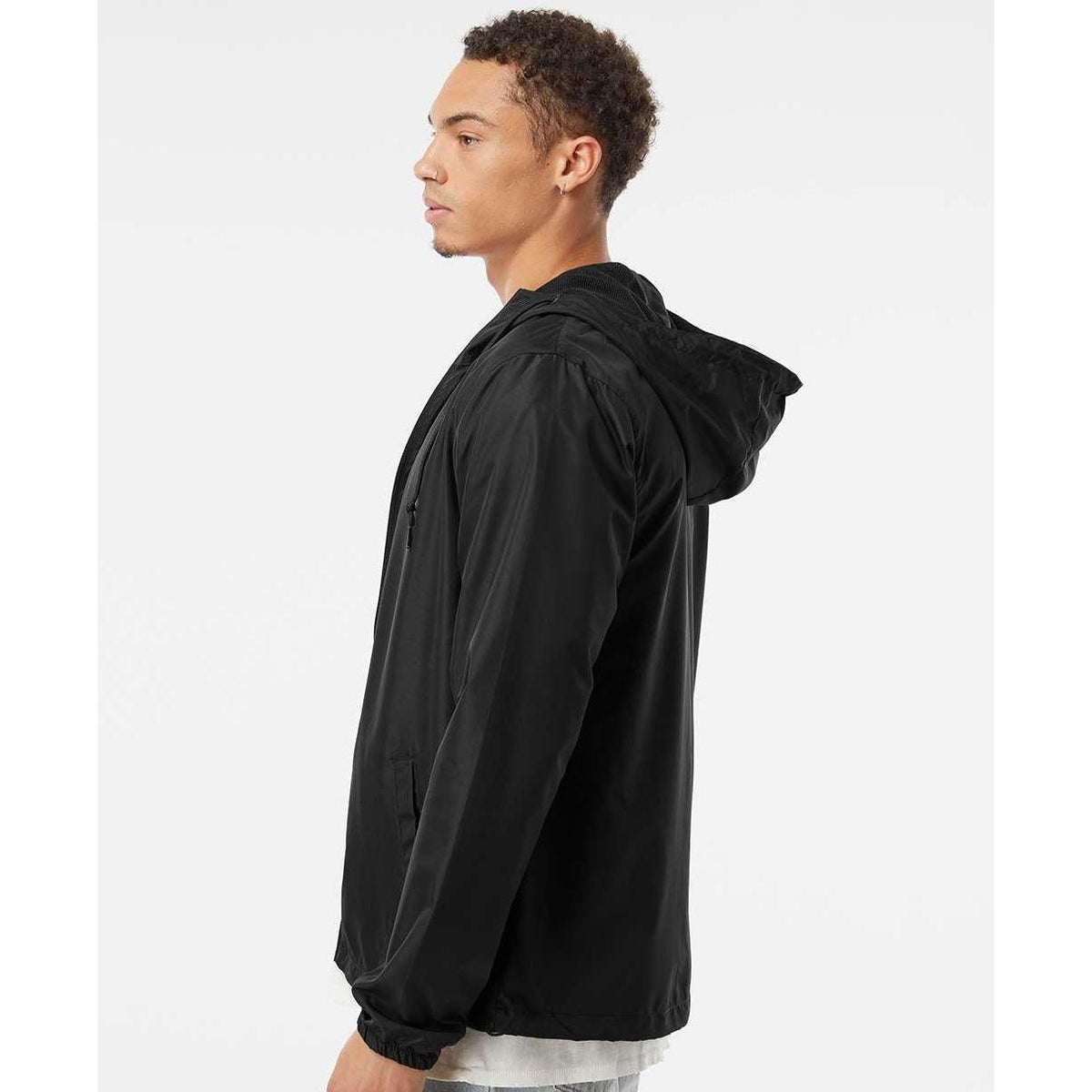 no-logo Independent Trading Co. Water-Resistant Lightweight Windbreaker-Men's Jackets-Independent Trading Co.-Thread Logic