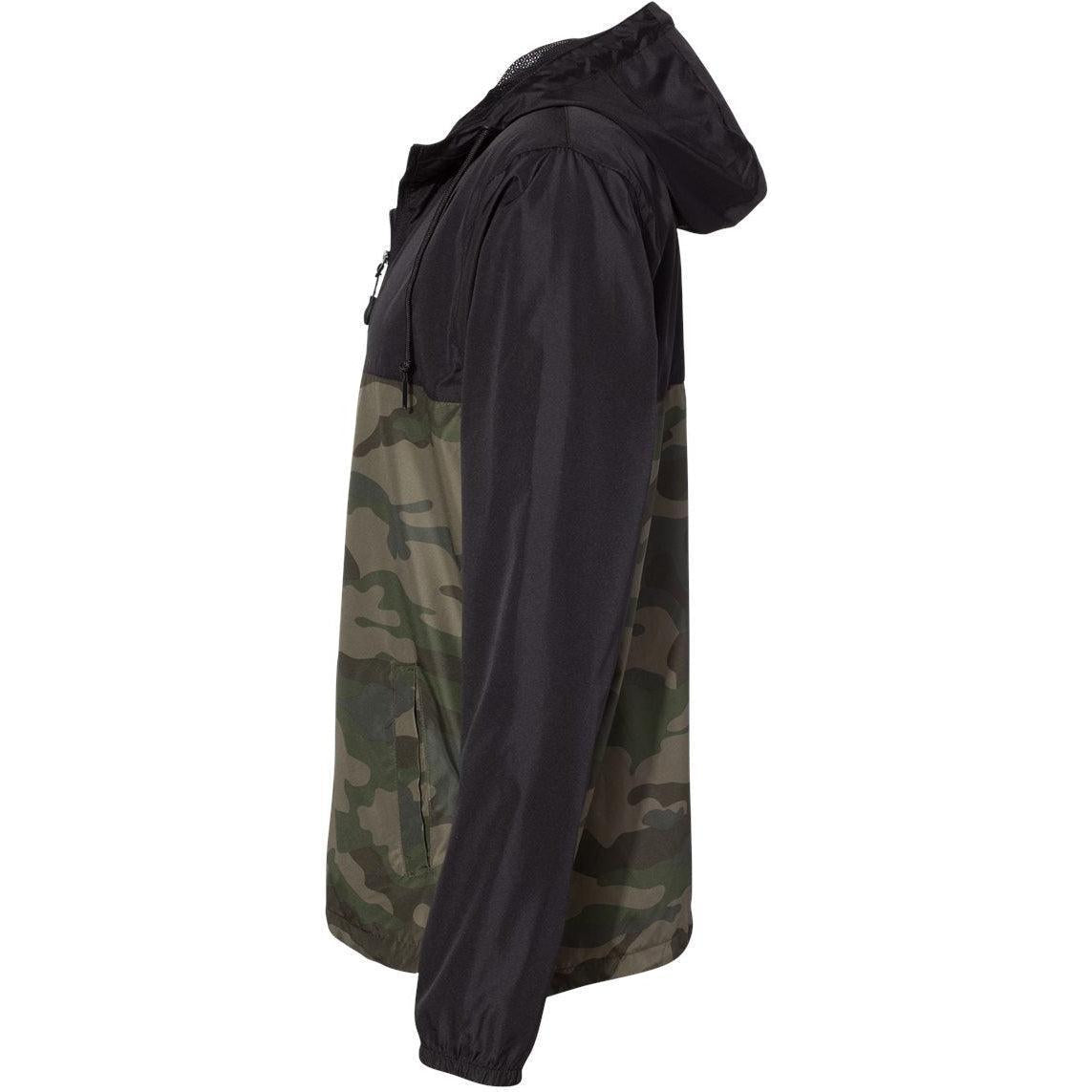 no-logo Independent Trading Co. Water-Resistant Lightweight Windbreaker-Men's Jackets-Independent Trading Co.-Thread Logic