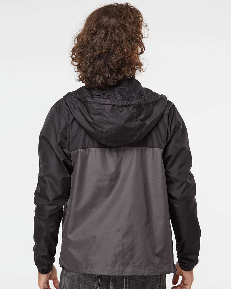 no-logo Independent Trading Co. Water-Resistant Lightweight Windbreaker-Men's Jackets-Independent Trading Co.-Thread Logic