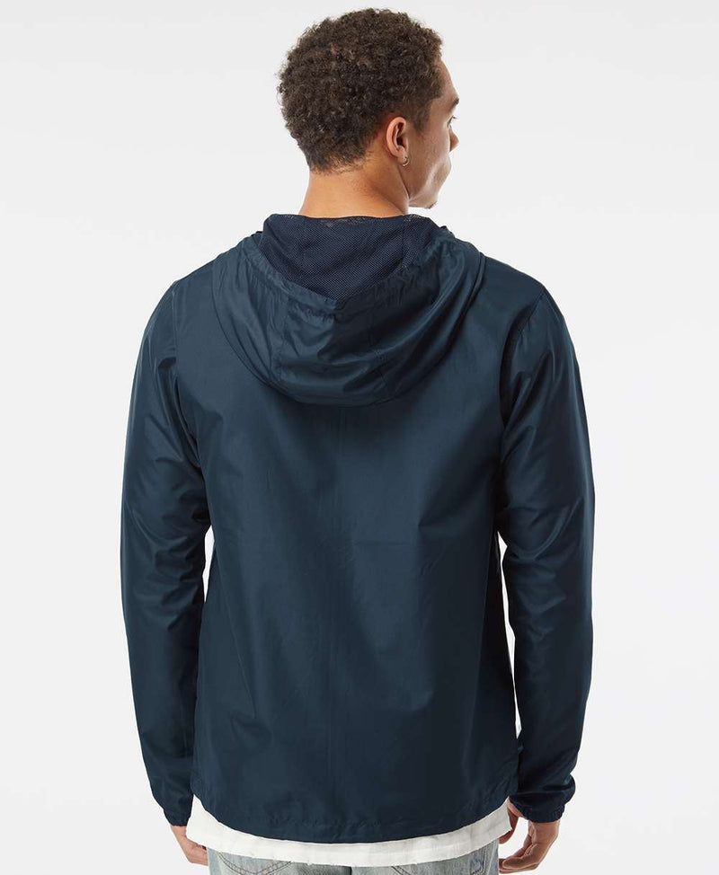no-logo Independent Trading Co. Water-Resistant Lightweight Windbreaker-Men's Jackets-Independent Trading Co.-Thread Logic