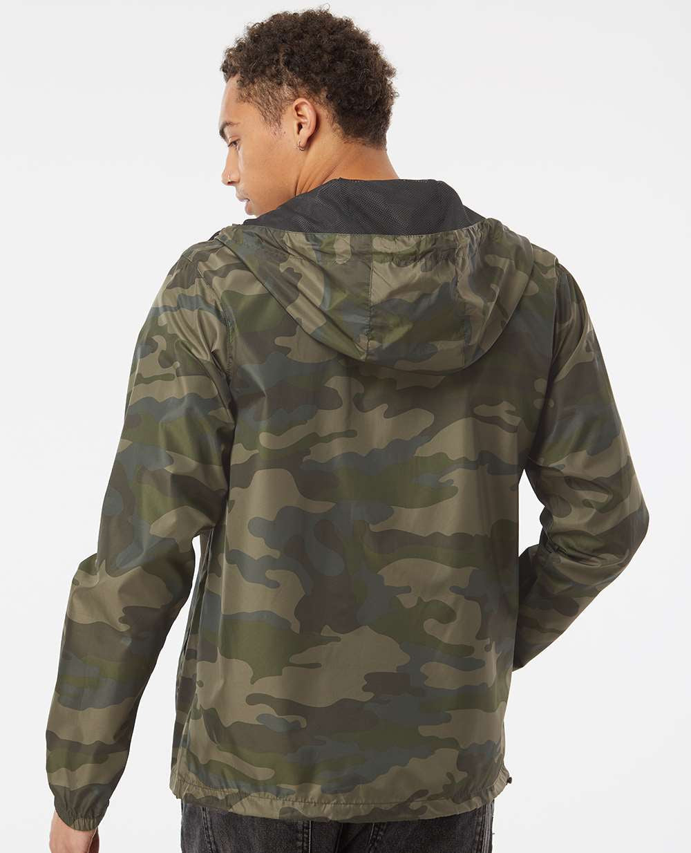 no-logo Independent Trading Co. Water-Resistant Lightweight Windbreaker-Men's Jackets-Independent Trading Co.-Thread Logic