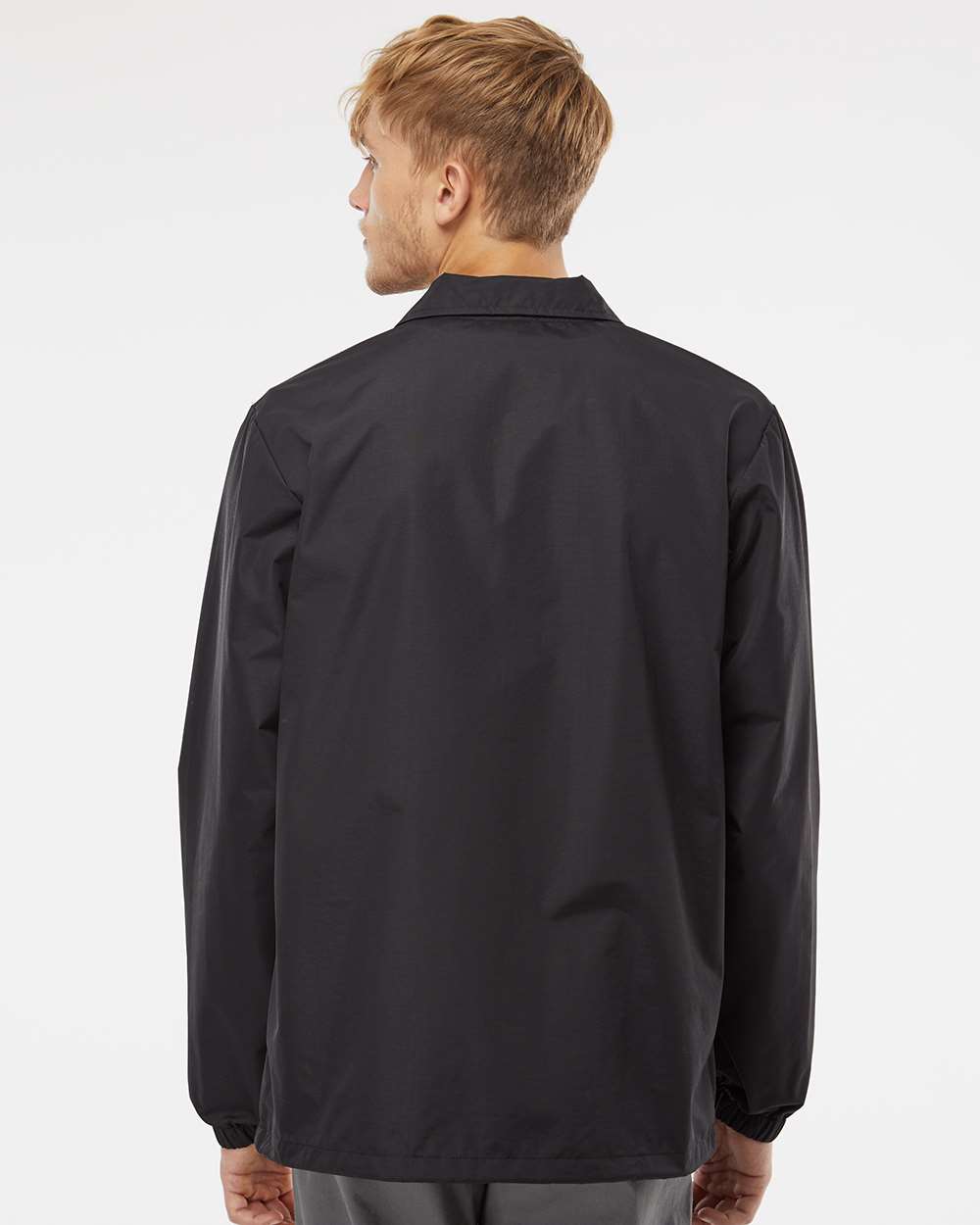 no-logo Independent Trading Co. Water-Resistant Windbreaker Coach’s Jacket-Men's Jackets-Independent Trading Co.-Thread Logic