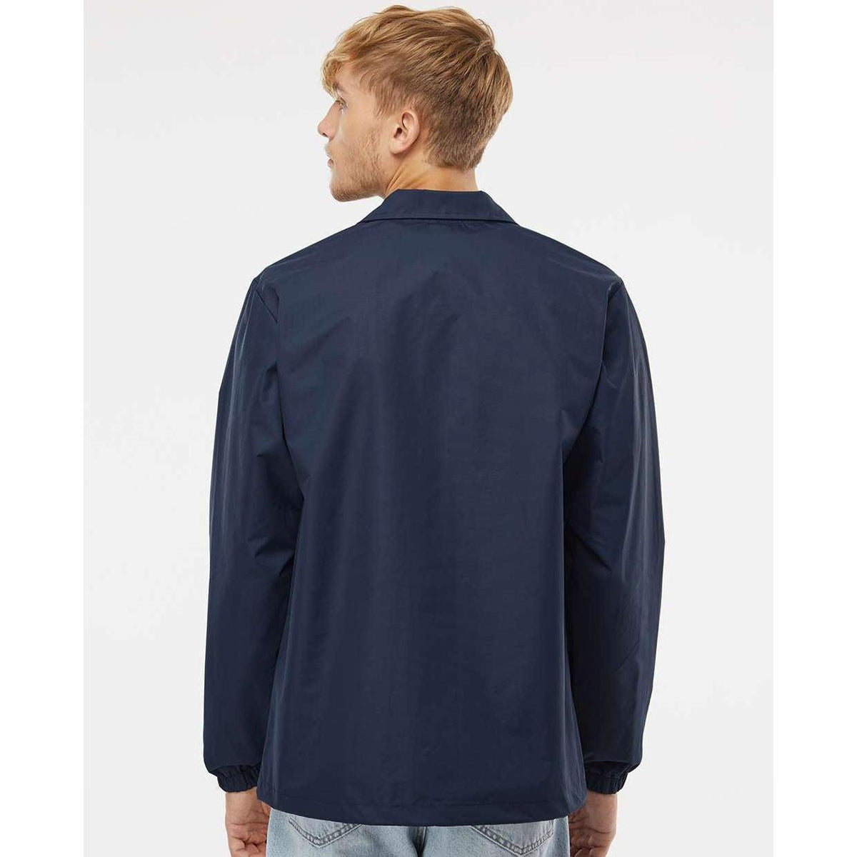 no-logo Independent Trading Co. Water-Resistant Windbreaker Coach’s Jacket-Men's Jackets-Independent Trading Co.-Thread Logic