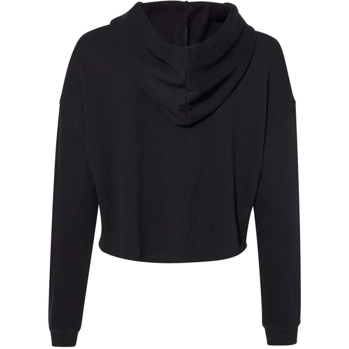 no-logo Independent Trading Co. Women’s Lightweight Cropped Hooded Sweatshirt-Fleece-Independent Trading Co.-Thread Logic
