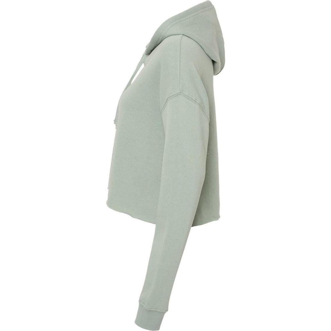 no-logo Independent Trading Co. Women’s Lightweight Cropped Hooded Sweatshirt-Fleece-Independent Trading Co.-Thread Logic