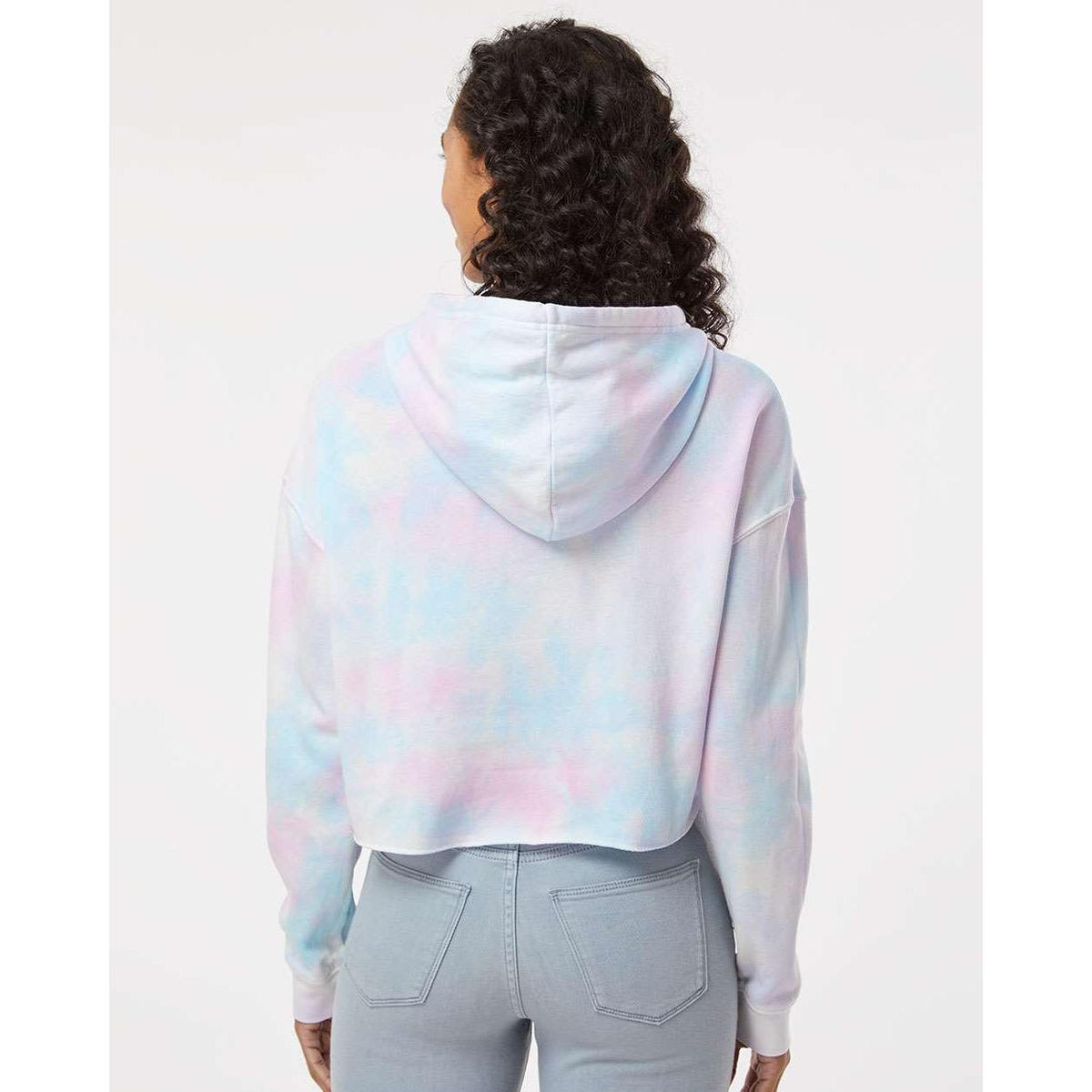 no-logo Independent Trading Co. Women’s Lightweight Cropped Hooded Sweatshirt-Fleece-Independent Trading Co.-Thread Logic