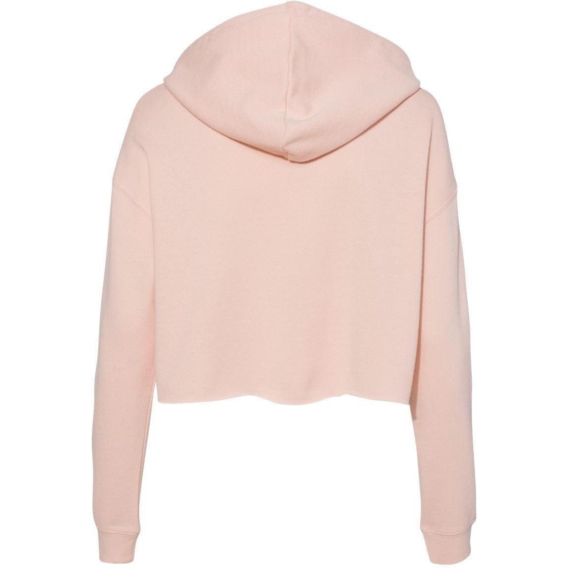no-logo Independent Trading Co. Women’s Lightweight Cropped Hooded Sweatshirt-Fleece-Independent Trading Co.-Thread Logic