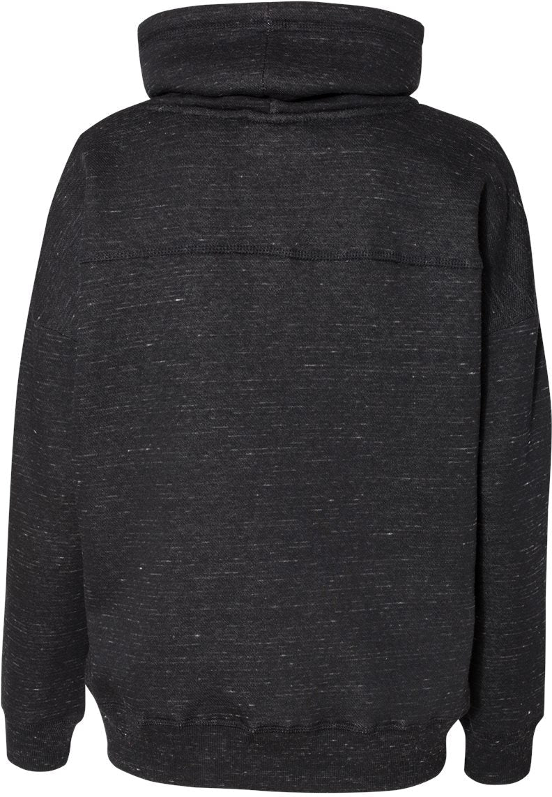no-logo J America Ladies Mélange Fleece Cowl Neck Sweatshirt -Ladies Layering-J. America-Thread Logic
