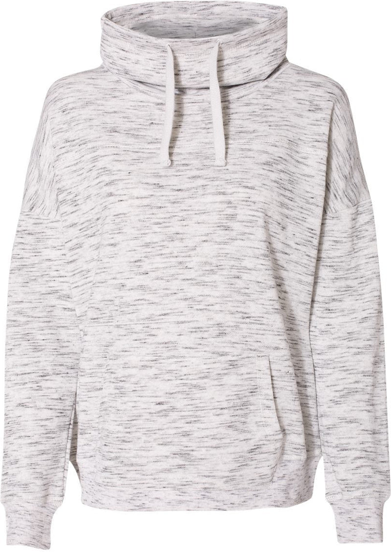 J. America 8673 - Women's Melange Fleece Cowlneck Pullover $25.59 -  Sweatshirts