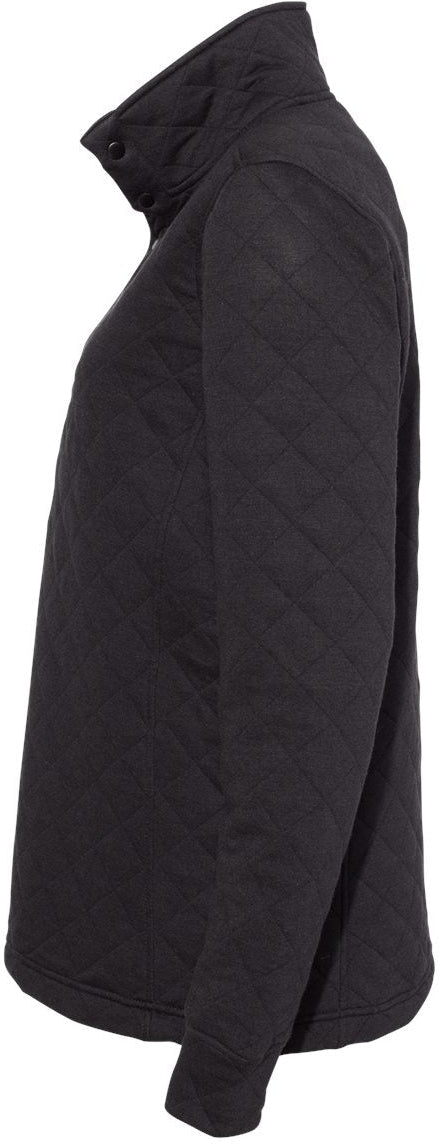 no-logo J America Ladies Quilted Snap Pullover-Ladies Layering-J. America-Thread Logic